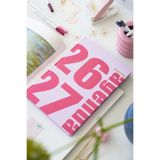 Matt Notebook 2026-2027 B5 Akademik Ajanda 17X24 cm - 17 Aylık Lila