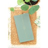 Matt Notebook 2026 Yılı 12 Aylık Yeşil Haftalık Keten Cep Ajandası