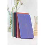 Matt Notebook 2027 Yılı Haftalık Keten 9X17 cm Cep Ajandası 12 Aylık Lila