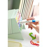 Matt Notebook 36 Renk Çift Uçlu Keçeli Kalem Seti Kutulu Brush + Chisel - Çok Renkli
