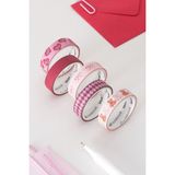 Matt Notebook 5'li Washi Tape Kağıt Bant Seti - Çok Renkli 2