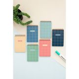 Matt Notebook 6'lı Cep Defteri Seti 9x13 cm Çizgili Karton Kapaklı Renkli Bloknotlar