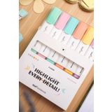 Matt Notebook 6'lı Highlighter Pastel Renk Fosforlu Kalem Seti