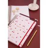 Matt Notebook A5 15 x 21 cm Lastikli Spiralli Düz Çizgisiz Not Defteri 112 Yaprak Türkiye Menşeli