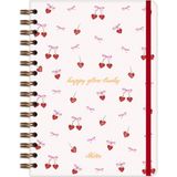 Matt Notebook A5 15X21 cm Spiralli Lastikli Düz, Çizgisiz Tarihsiz Not Defteri