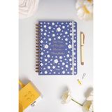 Matt Notebook A5 15X21 cm Spiralli Lastikli Kareli Tarihsiz Not Defteri Papatyalar