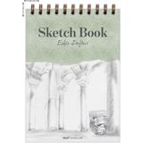 Matt Notebook A5 Eskiz Defteri Sketch Book 50 Yaprak 150 gr Kalın Kağıt - Yeşil
