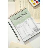Matt Notebook A5 Eskiz Defteri Sketch Book 50 Yaprak 150 gr Kalın Kağıt