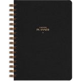 Matt Notebook A5 Spiralli Keten Süresiz Planlayıcı Ajanda Siyah 15x21 cm 104 Yaprak