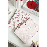 Matt Notebook A5 Spiralli Okul Defteri 80 Yaprak 2'li Set – Çizgili & Kareli - Bej