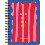 Matt Notebook A5 Spiralli Süresiz Planlayıcı Ajanda 15x21 cm 104 Yaprak Mavi Renkli