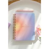 Matt Notebook A5 Spiralli Süresiz Planlayıcı Ajanda Motivasyon Sayfalı Gökkuşağı