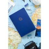 Matt Notebook Pasaport Kılıfı Suni Deri Kadınlar İçin Günlük Kullanım 10 x 14 Cm - Lacivert