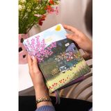 Matt Notebook Premium Edition A5 15X21 cm Keten Baskılı Süresiz Planlayıcı Ajanda Bloom Ride