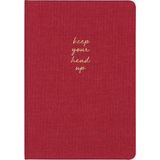 Matt Notebook Sert Kapak Düz Çizgisiz 14x20 cm Kardinal Bordo Defter