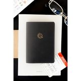 Matt Notebook Siyah Pasaport Kılıfı Suni Deri Şık Tasarım Kadınlar İçin Hediye Seçeneği