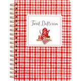 Matt Notebook Yemek Tarif Defteri 100 Yaprak Spiralli Kırmızı Beyaz Kareli Kapak 17x24 cm