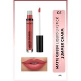 Matte Queen Lipstick Kalıcı Mat Likit Ruj - 05 Summer Charm - Pembe