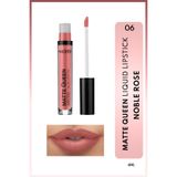 Matte Queen Lipstick Kalıcı Mat Likit Ruj - 06 Noble Rose - Nude
