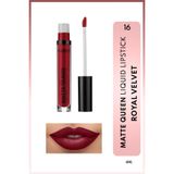 Matte Queen Lipstick Kalıcı Mat Likit Ruj - 16 Royal Velvet - Kırmızı