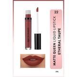 Matte Queen Lipstick Kalıcı Mat Likit Ruj - 22 Etheral Taupe - Kahverengi