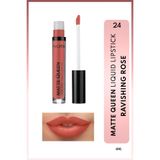 Matte Queen Lipstick Kalıcı Mat Likit Ruj - 24 Ravishing Rose - Nude