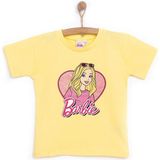 Mattel Barbie Kız Tshirt Kız Bebek - 1 Yaş - Sarı