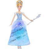 Mattel Disney Prensesi Cinderella Sihirli değnek sallandığında ışıkları yanan ve sesler çıkaran elbisesi ile, filmden ilham alan Balo Elbiseli Cinderella, JBF94