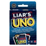 Mattel Games Blöf yaparak diğer oyuncuları kandırabileceğiniz yetişkinlere, çocuklara, ailelere, partilere, oyun gecelerine ve eğlenceli seyahatlere yönelik Mattel Games UNO Liars kart oyunu, JLH43