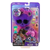 Mattel HVV58 Polly Pocket - Monster High Temalı Kompakt Oyun Seti Oyuncak Bebekler