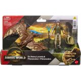 Mattel Jurassic World Rebirth Dr. Henry Loomis & Pteranodon Action Figure 2-Pack