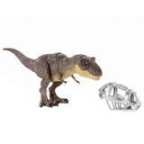 Mattel Jurassic World Yürüyen Mücadeleci T-Rex Figürü, Isırma hareketi, hareketli eklemleri ve özgün tasarımıyla, 4 Yaş ve Üzeri Çocuklar İçin GWD67