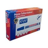 Mattel Kraf Doldurulabilir Beyaz Tahta Kalemi Mavi 12li Kutu 770