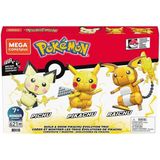 Mattel Mega Pokemon Pikachu Dönüşüm Üçlüsü