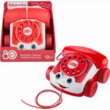 Mattel Sesli Fisher Price Kırmızı Geveze Telefon Jgg97