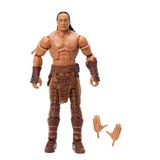 Mattel WWE Elite aksiyon figürü ve aksesuar parçaları, yakl. 15 cm büyüklüğünde The Rock Akrep Kral koleksiyon figürü, 25 hareket noktası ve değiştirilebilir eller HTX24