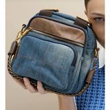 Matthew Cox BYN2277 Kadın Premium Ithal Fonsyonel Denim Çanta - Standart - Mavi