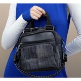 Matthew Cox BYN2277 Kadın Premium Ithal Fonsyonel Denim Çanta - Standart - Siyah
