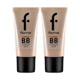 Mattifying Bb Yağlı ve Karma Ciltler Için Nemlendirici Etkili Spf 25 Mat Bitişli Bb Krem No. 002 - Fair/light - 8690604535170 (2 Paketi) - Option-1