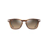 Maui Jim Manaolana Kare Güneş Gözlüğü, Parlak Koyu Havana W/Altın/Hcl Bronz Polarize, Large