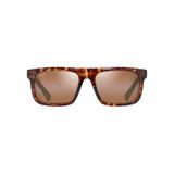 Maui Jim Opio Kare Güneş Gözlüğü, Parlak Trans Açık Kahverengi/Hcl Bronz Polarize, Large