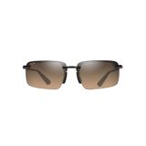 Maui Jim Unisex Laulima güneş gözlükleri, Hcl Laulima Shiny Dark Ha, 5