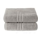 Maura Home Boheme %100 Pamuklu Lüks 2'li Banyo Paspası Seti | 50X70CM | Gri - 50 x 70 cm
