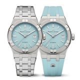 Maurice Lacroix AIKON Otomatik Yaz Sürümü 39 mm Turkuaz Saat AI6007-SS00F-431-C, Turkuaz, Çağdaş