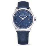 Maurice Lacroix ML-756108SS001430-4 Lacivert Deri Erkek Kol Saati