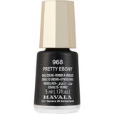 Mavala Mini Color Oje 968 Pretty Ebony 5 ml - Yoğun Renkli Uzun Süre Kalıcı Parlak Oje