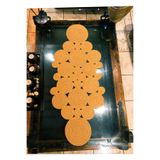 MaVaux, 40 X 90cm Hasır Jüt Halat Salon Sehpa Örtüsü, Mutfak Masa Örtüsü/Runner/Ranır JÜT
