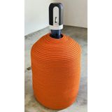 MaVaux Flora Damacana Kılıfı Jüt Hasır Görünümlü Turuncu 50 x 26