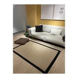 MaVaux Jüt Sisal Şönil Kaymaz Dokuma Taban Tozsuz Kilim Halı 9716JutSiyah 160 x 230