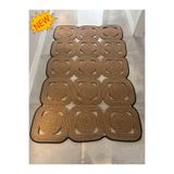 MaVaux Lavande Hasır Halat Kilim – El İşçiliğiyle Üretilmiş Kare Formlu Dekoratif Model HASIR 90 x 180